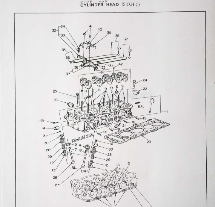 [ new goods ]* Isuzu *117 coupe *SOHC engine *G180Z* head gasket * cylinder head * original parts 