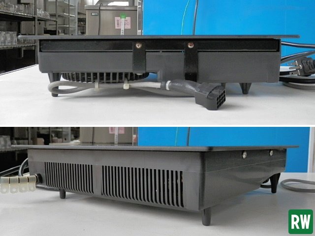 【2台】 ＊操作盤1個 中部 IHコンロ 電磁調理器 DR-1BSA ドロップインタイプ ビルトインユニット テーブル席 1700W 単相200V [3-175454-17]_画像6