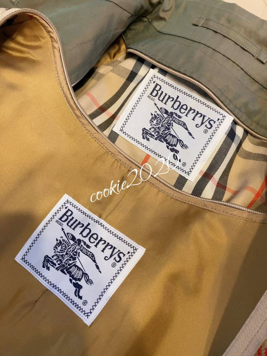 高級【美品 ライナー付きトレンチコート】BURBERRY バーバリー 美