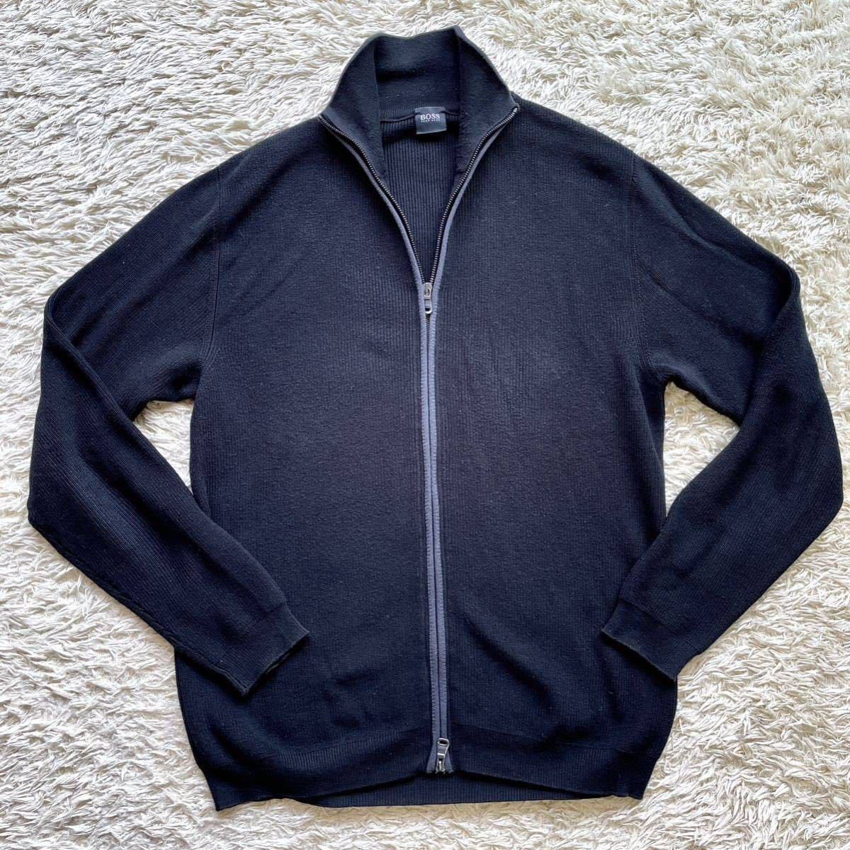 極美品】ヒューゴボス ドライバーズニット HUGO BOSS ジャケット