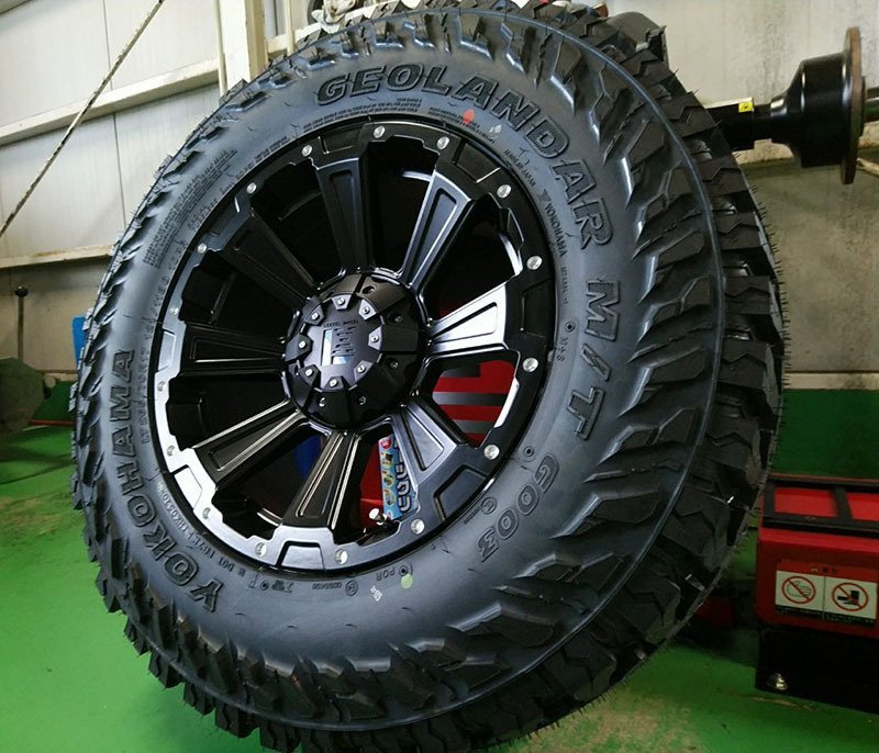 プラド ハイラックス FJ H3 タイヤホイールセット 17インチ DeathRock YOKOHAMA ジオランダー MT 265/65R17 265/70R17 285/70R17_画像3