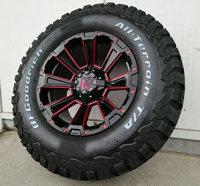 プラド ハイラックスサーフ FJ タイヤホイール BF グッドリッチ オールテレーン KO2 265/65R17 265/70R17 285/70R17 17インチ DeathRock