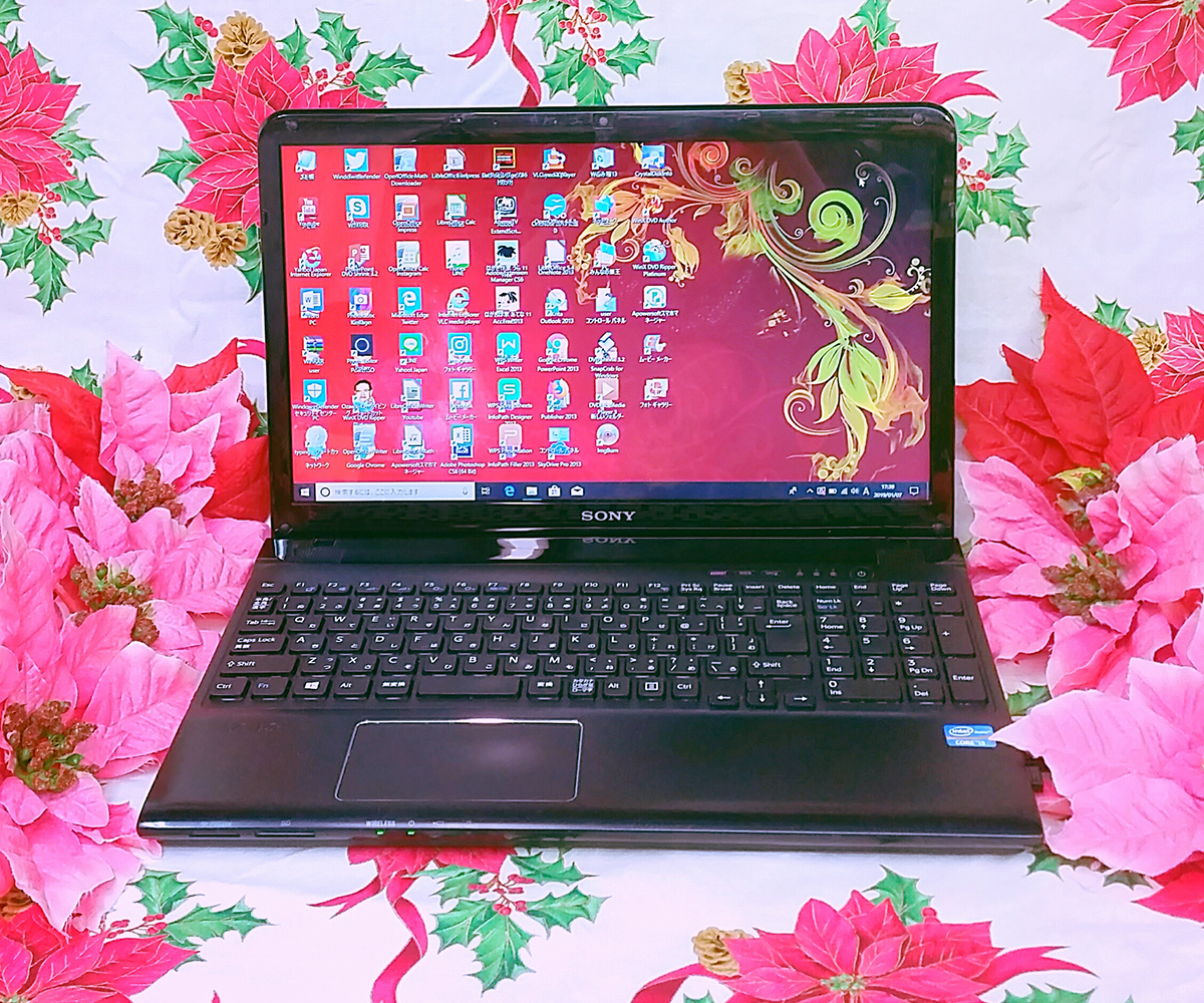 新型Window11搭載/2世代Core-i5/大人気SONY VAIOブラック色/ブルーレイ