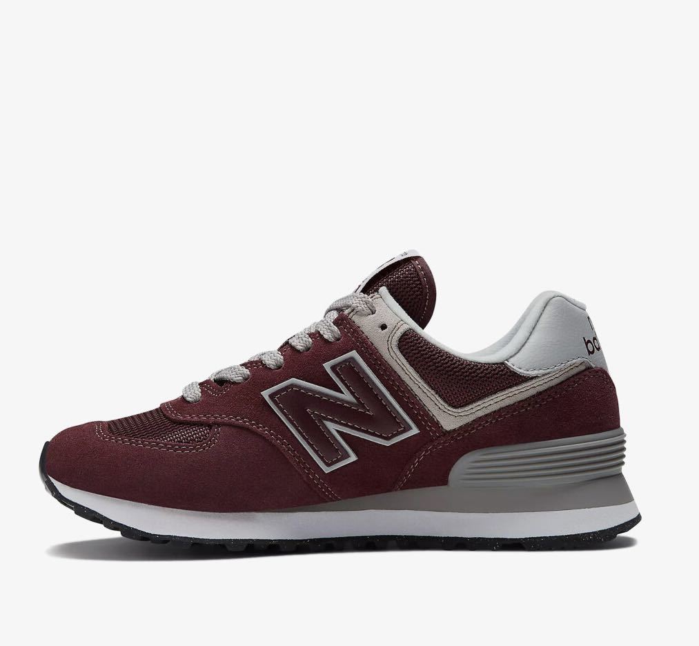 NEW BALANCE ニューバランス WL574EVM バーガンディー レディース スニーカー US6_画像3