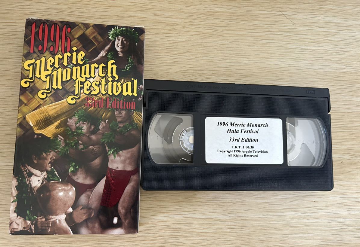 1999 Merrie Monarch Festival VHSテープ