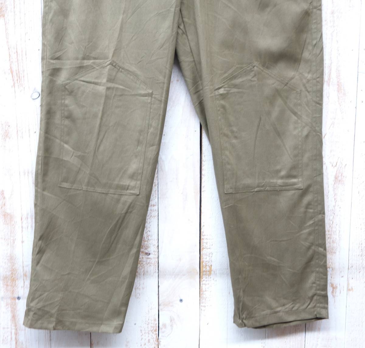 VINTAGE Europe old clothes * Roo mania army 1980\'S ROMONIAN ARMY* dead stock utility pants work pants Easy pants 50