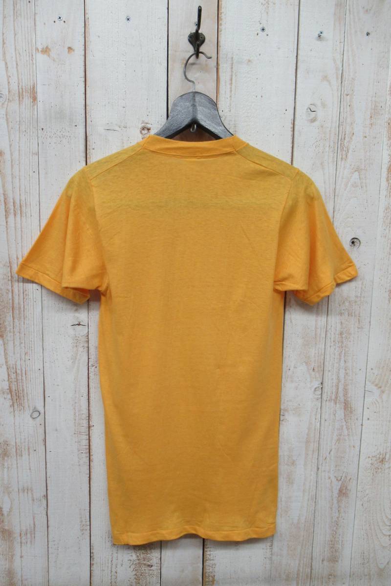 古着卸 1980'S デッドストック＊FRUIT OF THE LOOM フルーツオブザルーム＊Tシャツ MADE IN USA アメリカ製 3枚入り 3セット イエロー S_画像10