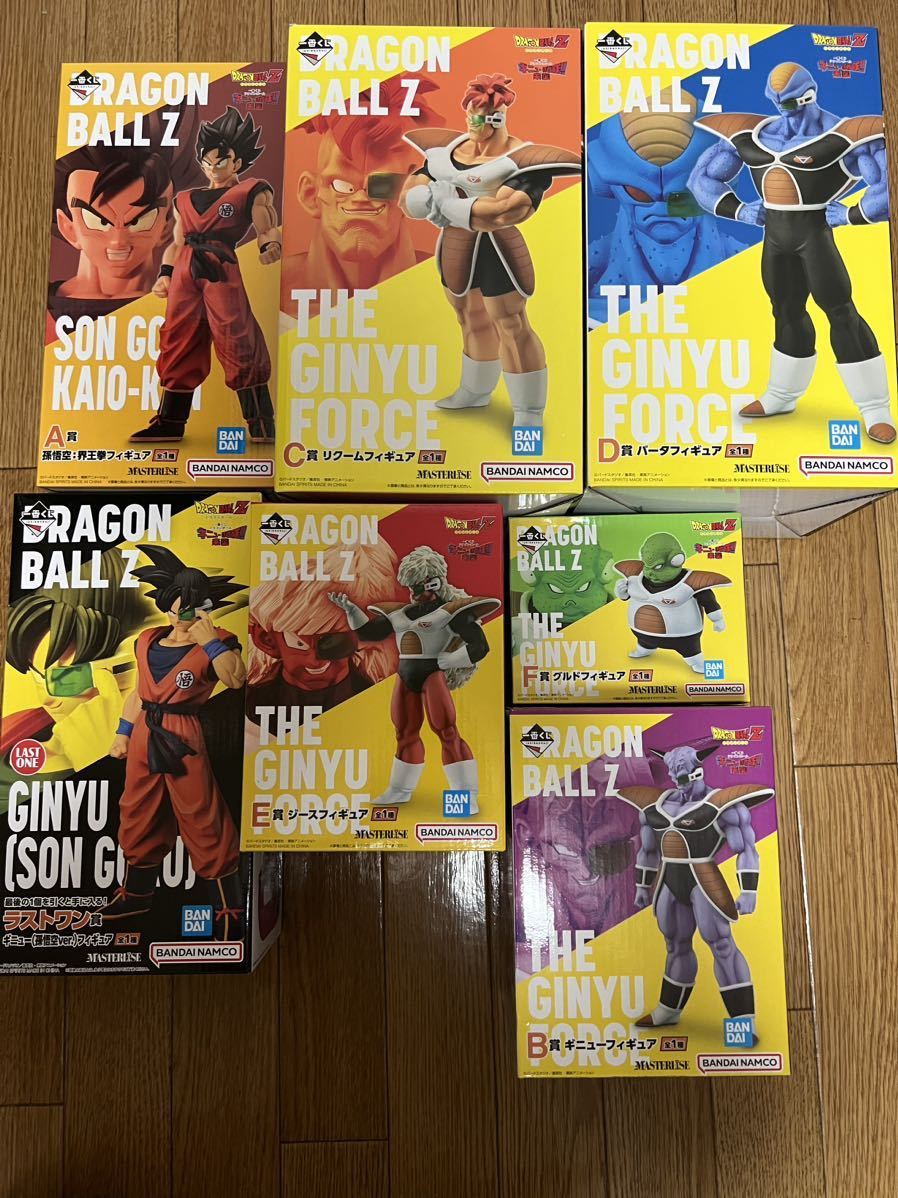 新品未開封】一番くじ ドラゴンボール ギニュー特戦隊 来襲 A賞／B賞