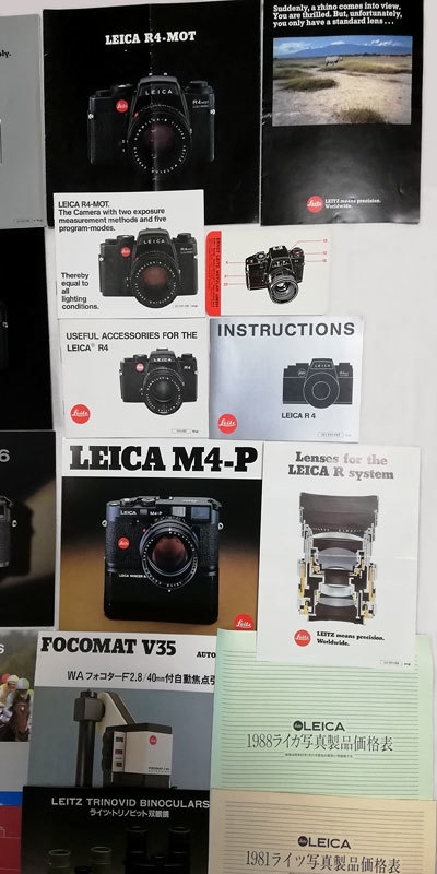 ★ライカ Leica カタログ R4 M4 M6 Rレンズ Mレンズ 他 まとめて_画像7