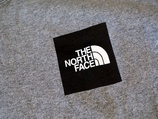 美品!! THE NORTH FACE Tシャツ ショートスリーブピクチャードスクエアロゴティー L size グレー ヨセミテ ヘビーウェイト_画像3