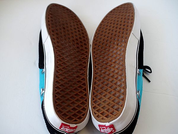 美品!! 2011 Supreme x VANS ERA PRO Madrid ハエ柄 ブルー系 28cm US10 箱付き 古着_画像8