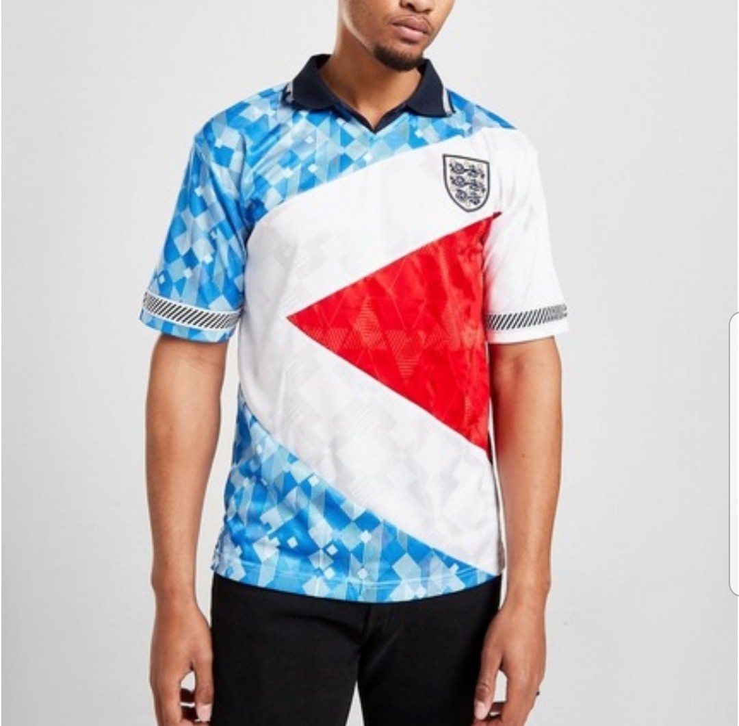 Score Draw England '90 Mash Up Retro Shirt イングランド　マッシュアップ　レトロ　4000