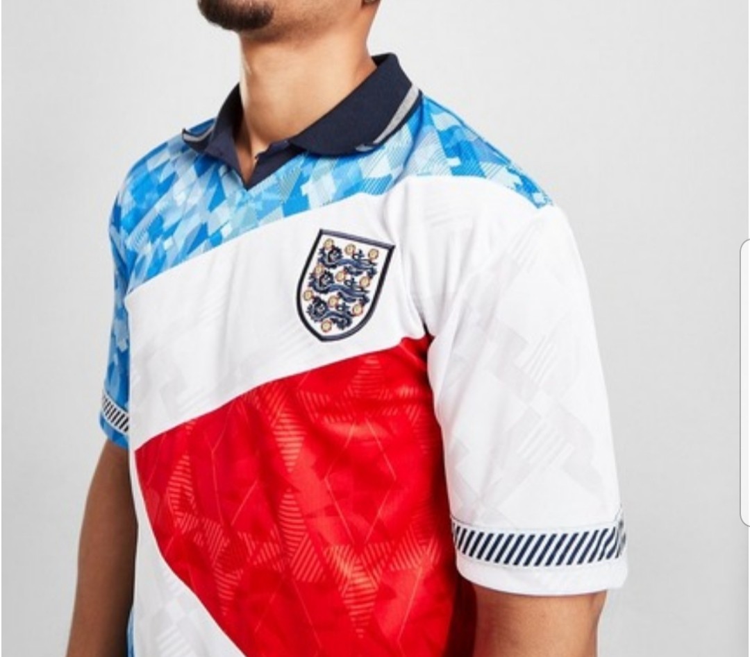 Score Draw England '90 Mash Up Retro Shirt イングランド　マッシュアップ　レトロ　4000