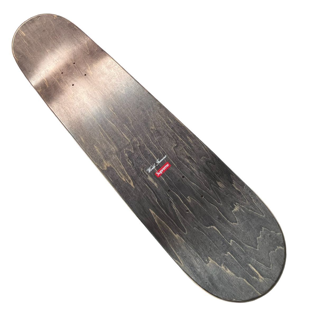 * прекрасный товар Supreme Supreme скейтборд панель CAMO LOGO SKATEBOARD стикер размер примерно 81×21×1(cm) б/у товар управление I297