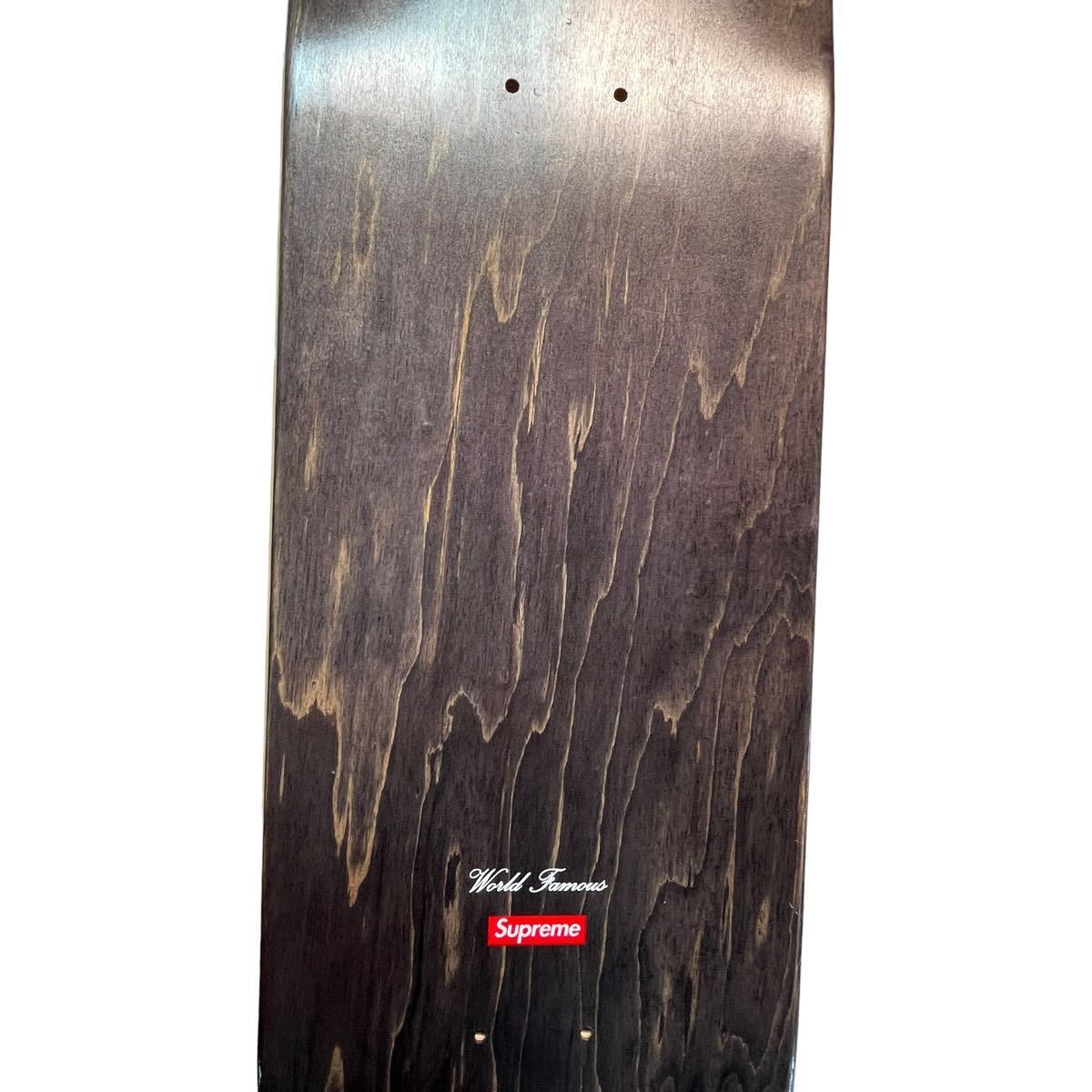 * прекрасный товар Supreme Supreme скейтборд панель CAMO LOGO SKATEBOARD стикер размер примерно 81×21×1(cm) б/у товар управление I297