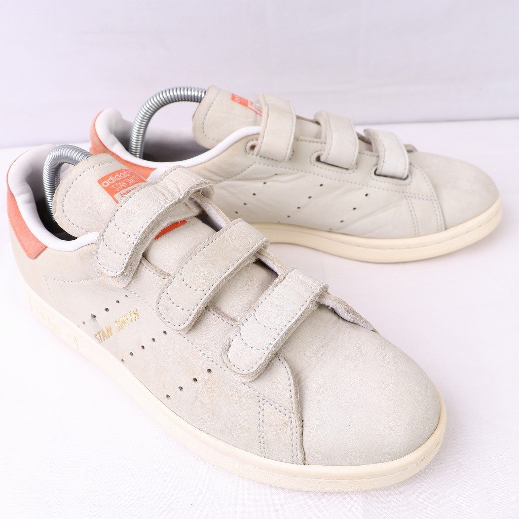 STANSMITH 25.0cm/adidas Stansmith Adidas sneakers bell black gray ju orange used old clothes lady's ad4343