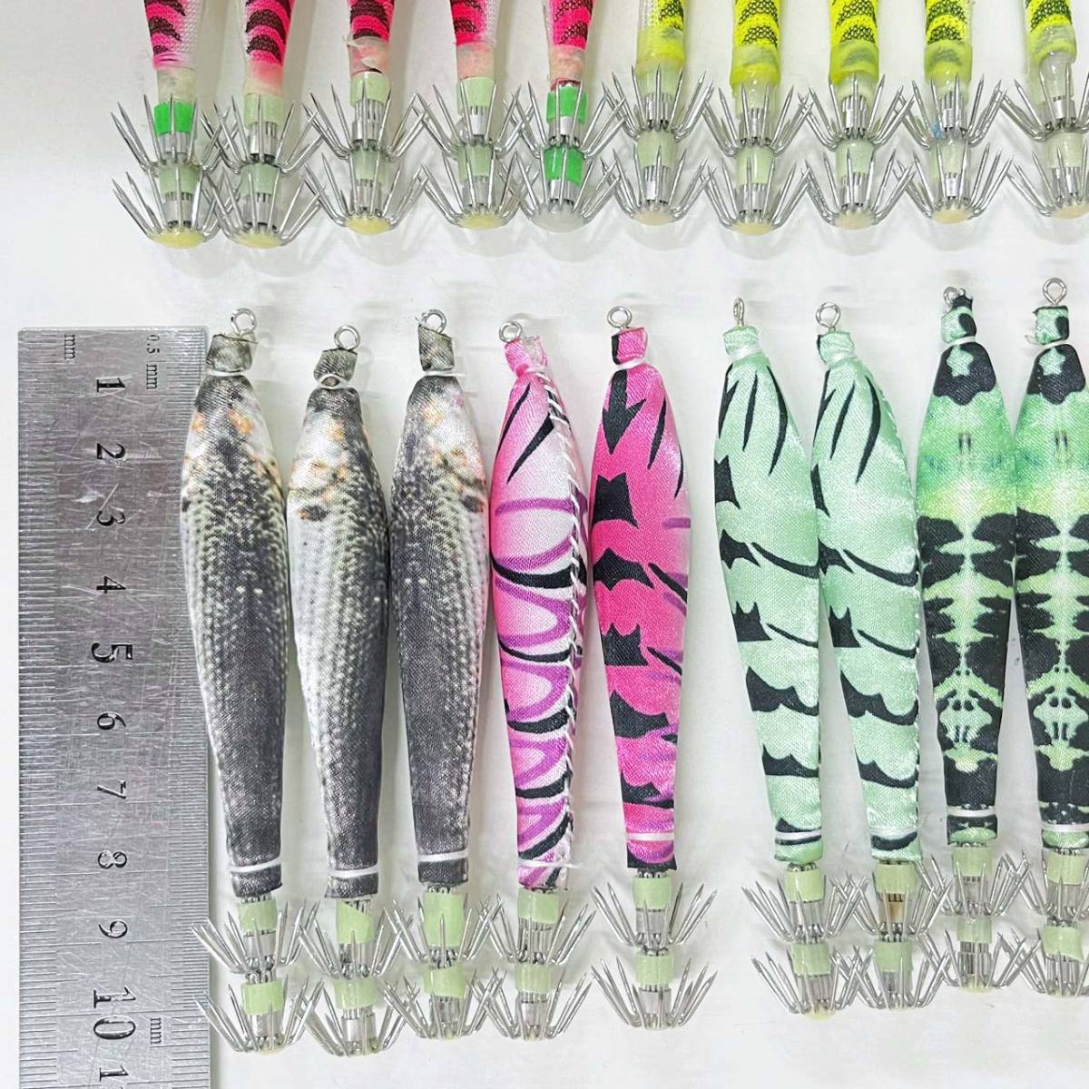 夜光 浮きスッテ 4号 100本 多量 1セット限り アオリイカ ケンサキイカ