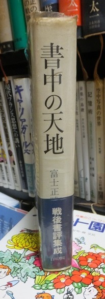 書中の天地　　　　　　　富士正晴　　　　　　Vカバ帯　　ヤケシミ他_画像2