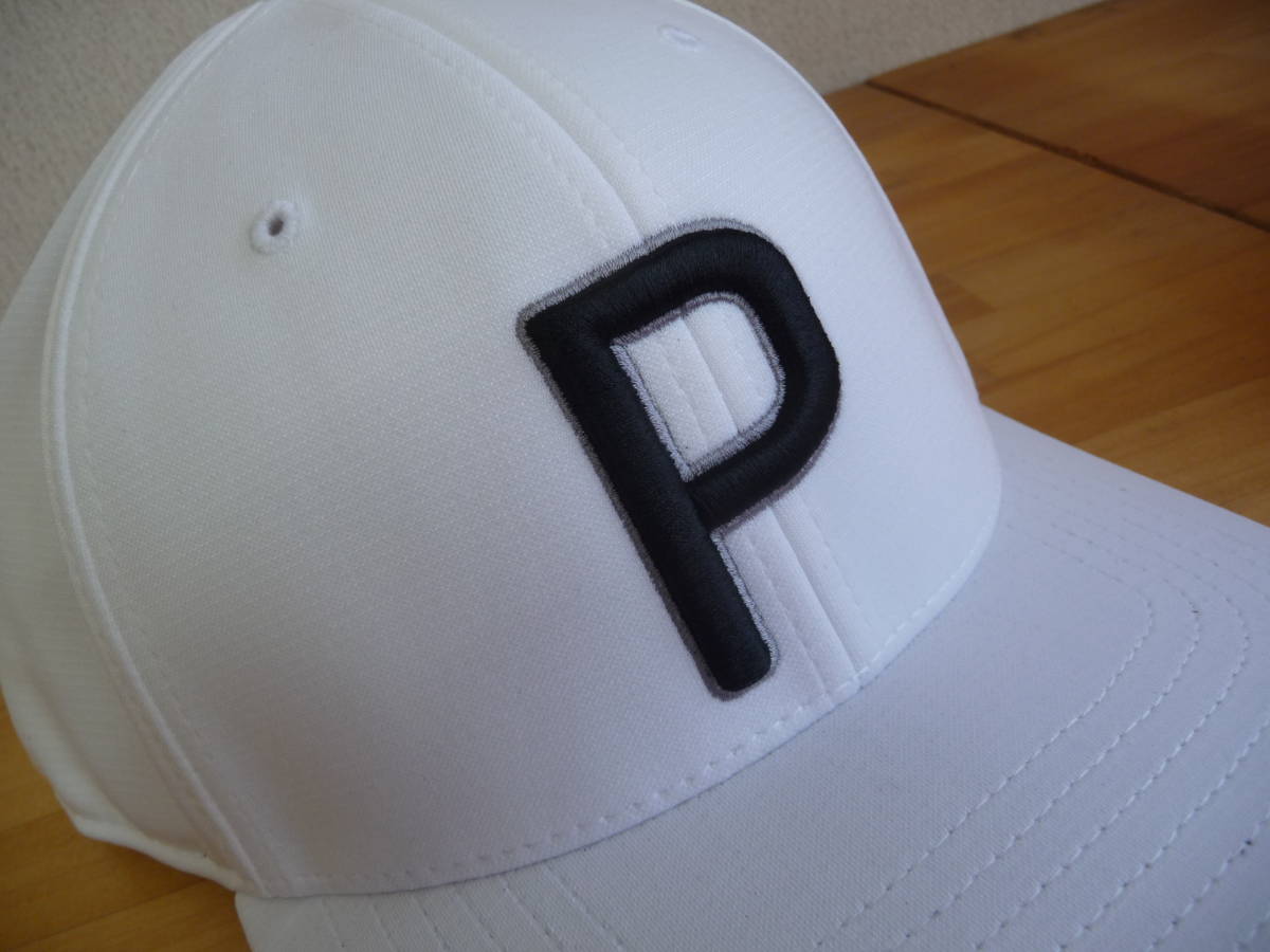 USプーマ コブラ22限定品 P110 CAP 白 特注刺繍入 新品未使用