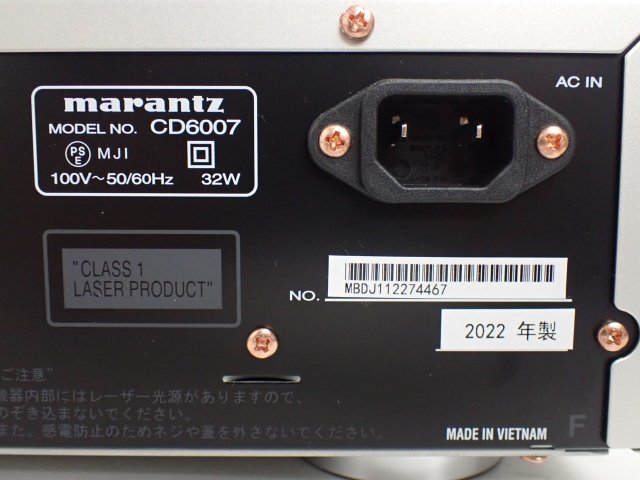 Marantz CD CDプレーヤー 年製 元箱有 マランツ ◇ 6B0B