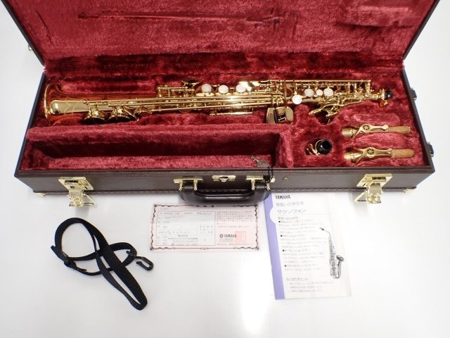 良品 YAMAHA YSS-675 ヤマハ ソプラノサックス M1(ストレート)/M1R
