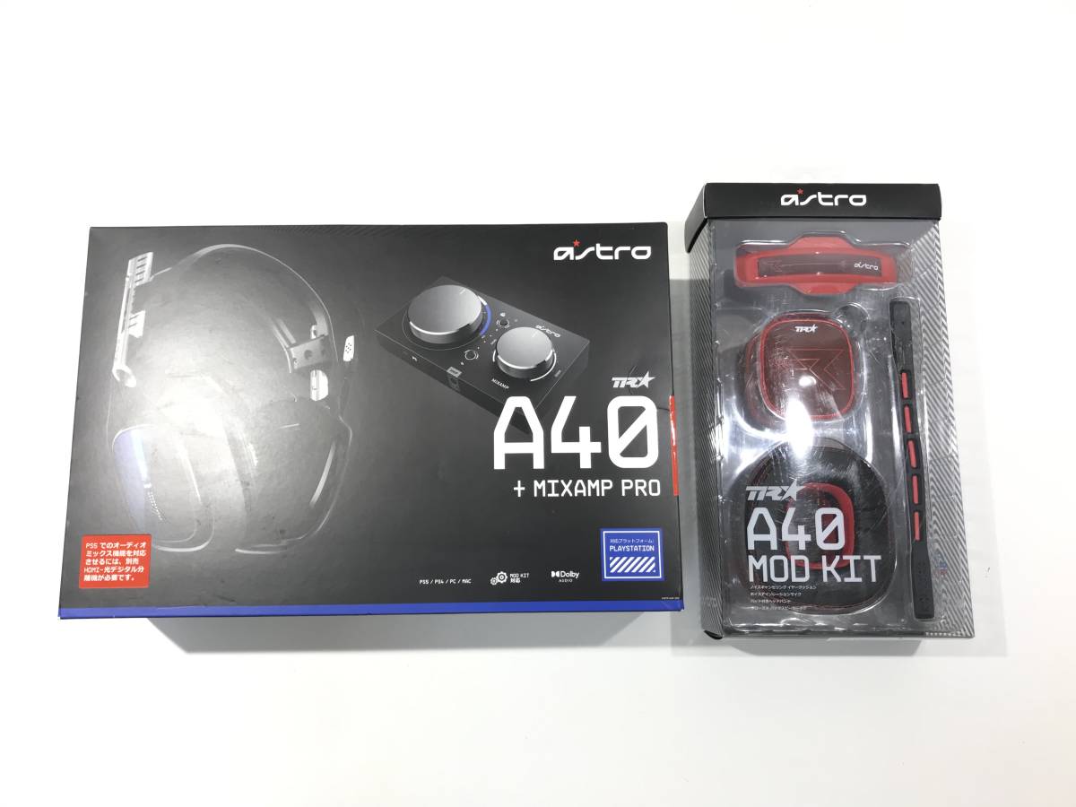 1円スタート 中古品 astro A40 +MIXAMP PRO TR A40 MOD KIT TRヘッド