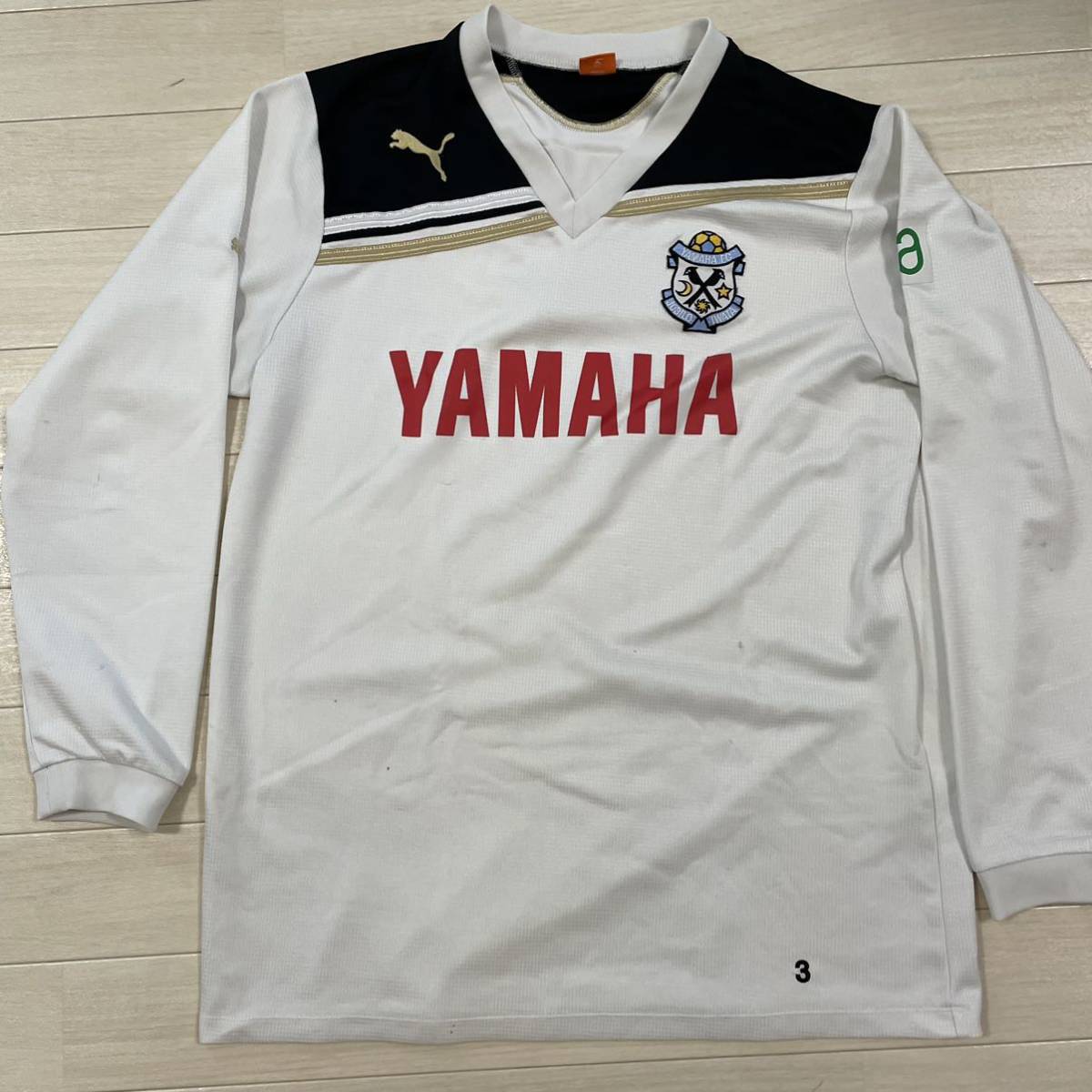  player supplied goods j Lee g soccer jubiro Iwata YAMAHA shirt long sleeve long t 2xo