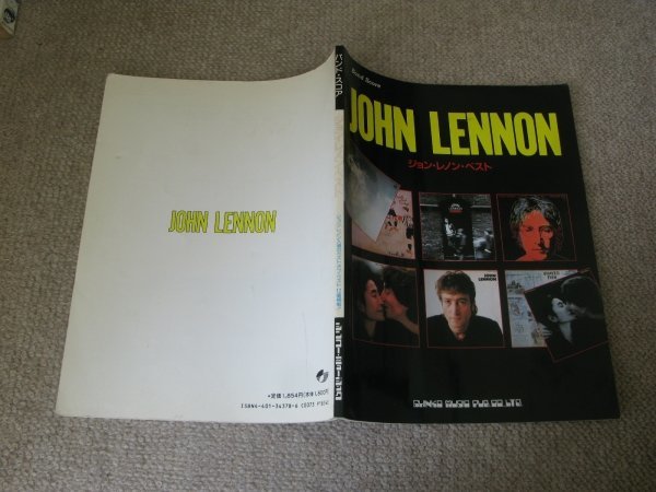 FSLe：ジョン・レノン・ベスト「JOHN LENNON・BEST/バンドスコア/THE BEATLES」/シンコー・ミュージック/楽譜(バンド・スコア)_画像1