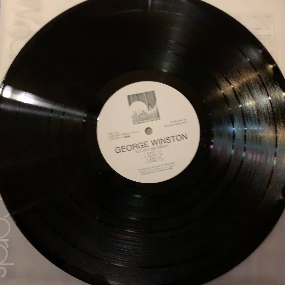 当時物LPレコード2枚セット新品?ジョージ・ウィンストン「AUTUMN」「WINTER INTO SPRING」帯付き アコースティックピアノソロの画像8