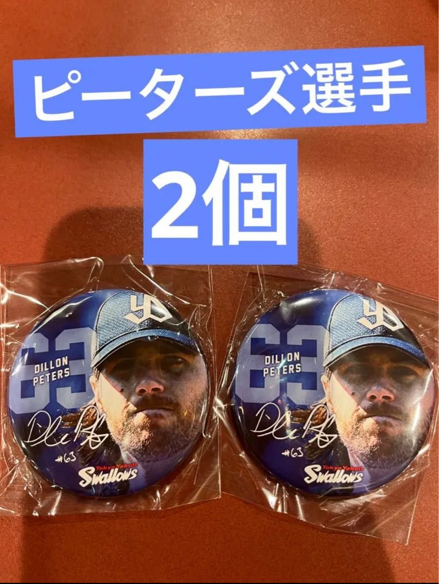 かわいい新作 ヤクルトスワローズ 缶バッジ 塩見泰隆選手