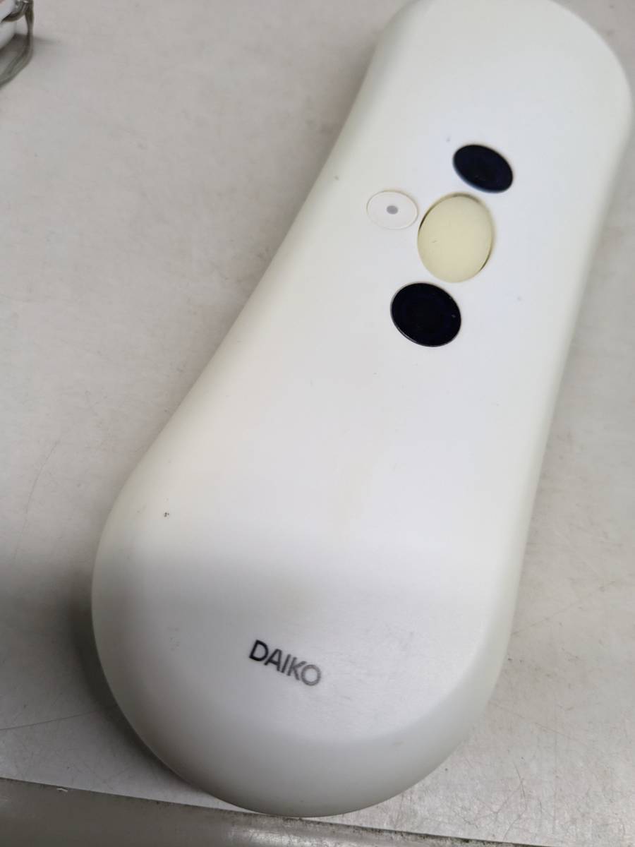 【FNB-27-37】DAIKO 照明用リモコン送信器 DP-37729 留守番タイマー付連続調光液晶リモコン　動確済_画像3