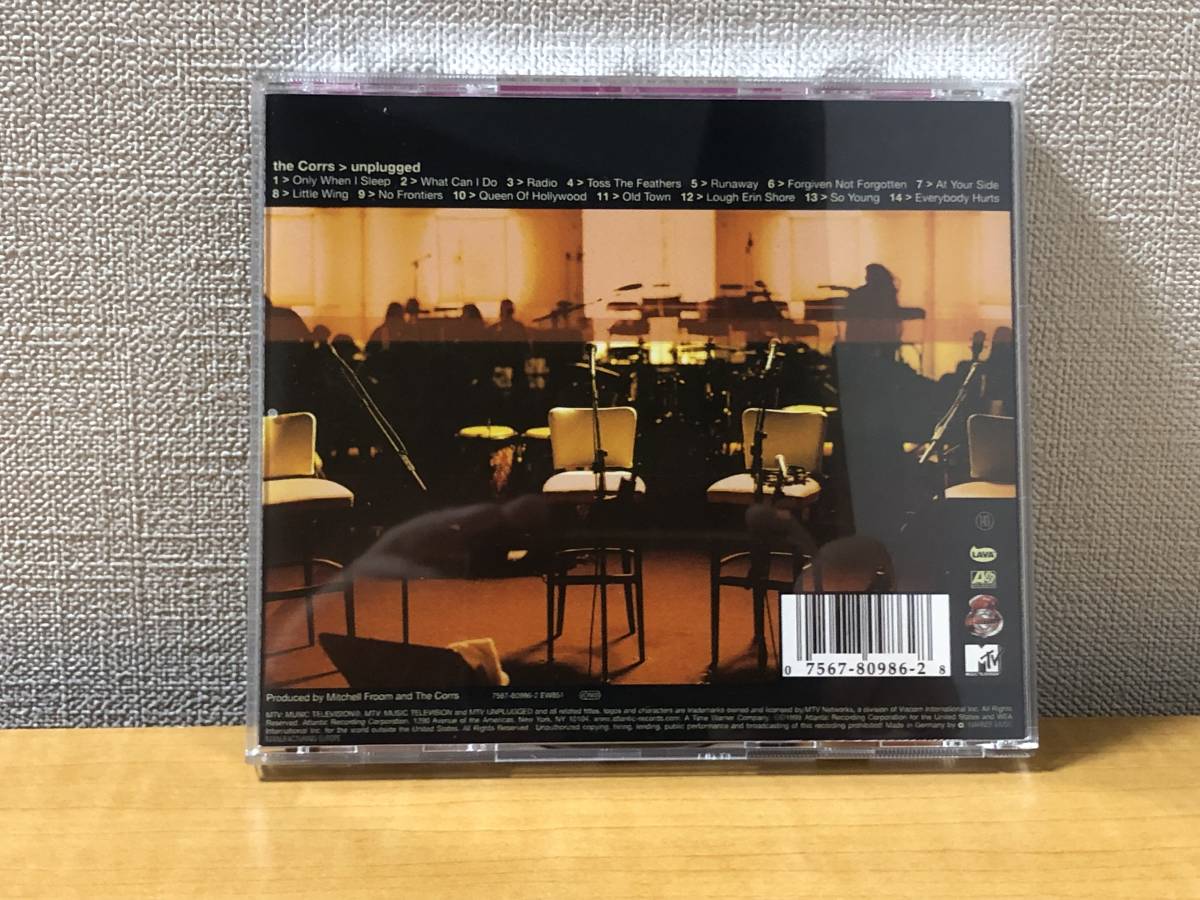 The CorrsのCD「unplugged」(7567-80986-2) _画像3