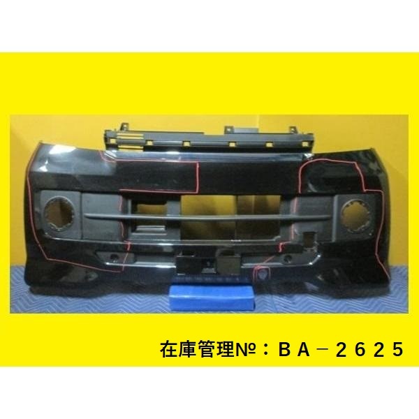 値引きチャンス S321G S331G アトレーワゴン 中期 フロントバンパー 純正 52119-B5170 ブラック (BA-2625)_画像1