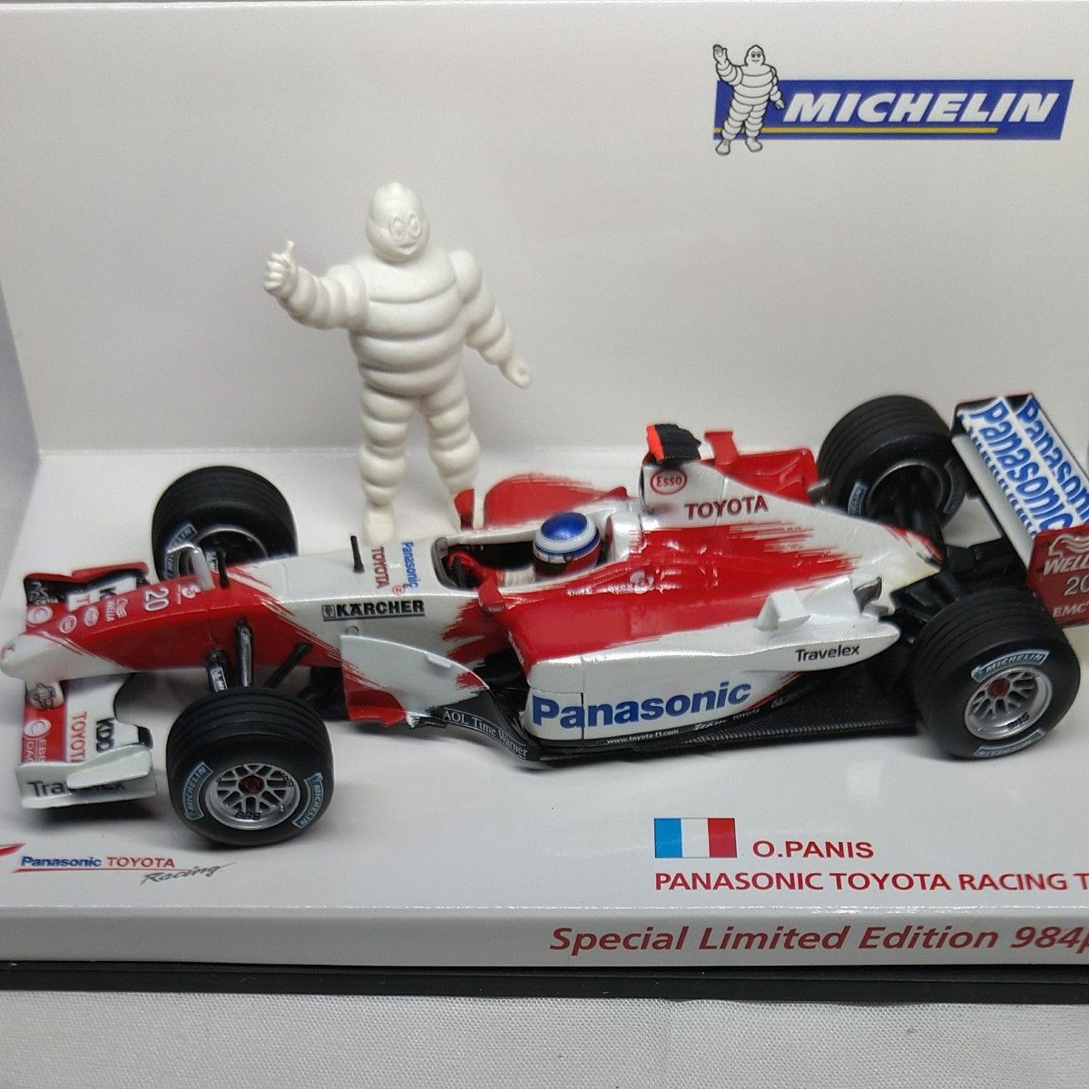 ミニカー 1/43 Michelin Collection PANASONIC TOYOTA TF103 O.PANIS  #20