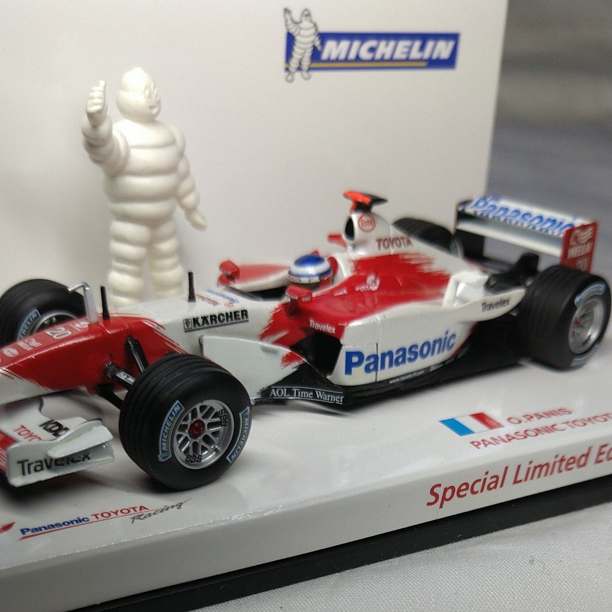 ミニカー 1/43 Michelin Collection PANASONIC TOYOTA TF103 O.PANIS  #20