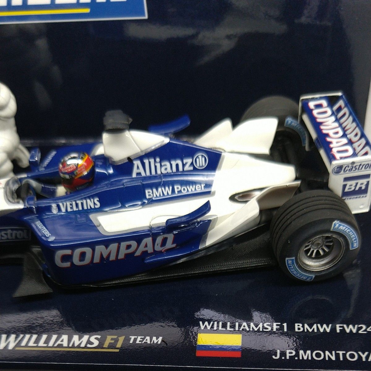 ミニカー 1/43 Michelin Collection WILLIAMS F1 BMW FW24 J.P.MONTOYA