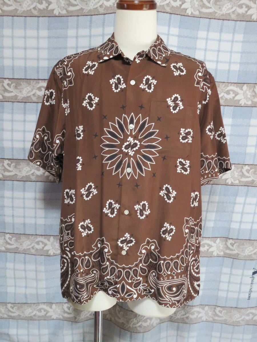 Supreme Bandana Silk S/S Shirt (M) Yahoo!フリマ（旧）-