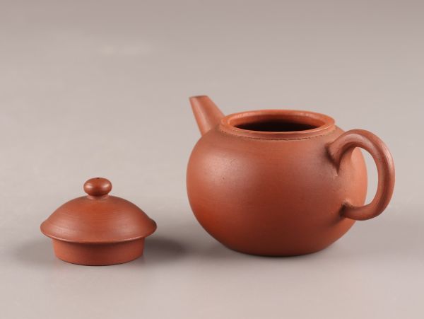 中国古玩 唐物 煎茶道具 朱泥 紫泥 紫砂壷 茶壷 急須 在印 時代物 極上品 初だし品 C0527_画像8