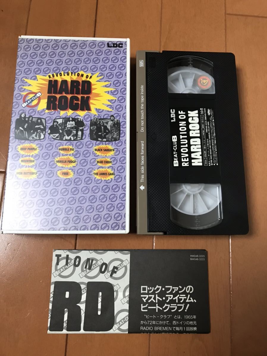 希少！beat- club☆hard rock☆ビートクラブ☆ハードロック☆vhs☆ビデオ☆人気！貴重！レア！ジャンク！_画像3