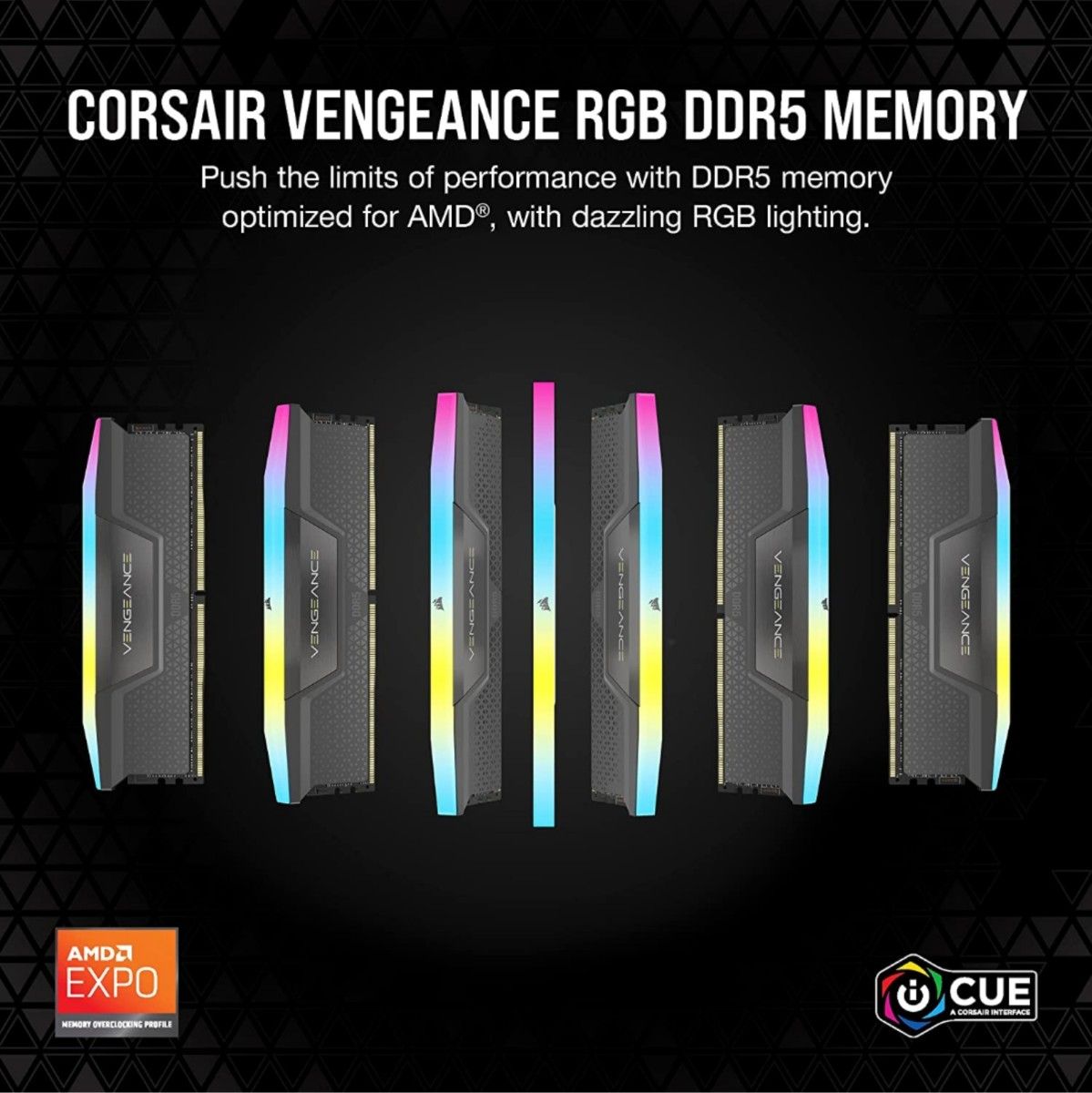DDR5 EXPO対応メモリ RAM 32GB 16GB 6000Mhz RGB-