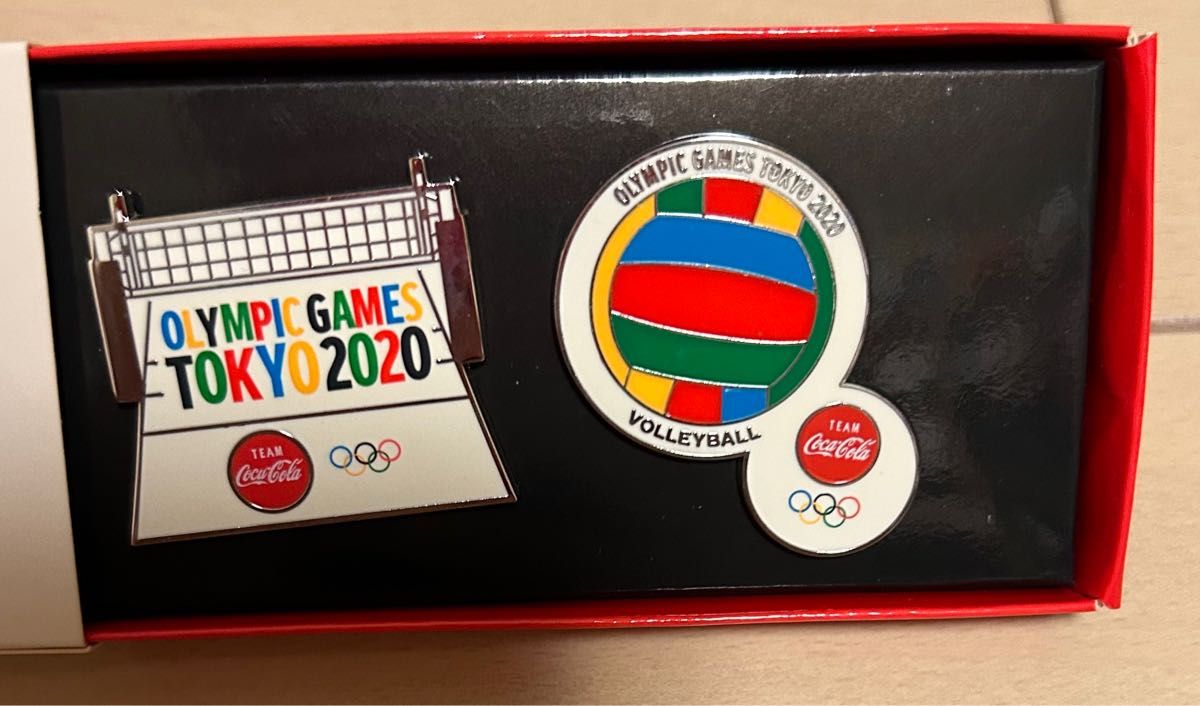 東京2020オリンピック 記念ピンバッジ コカ・コーラ - ノベルティグッズ
