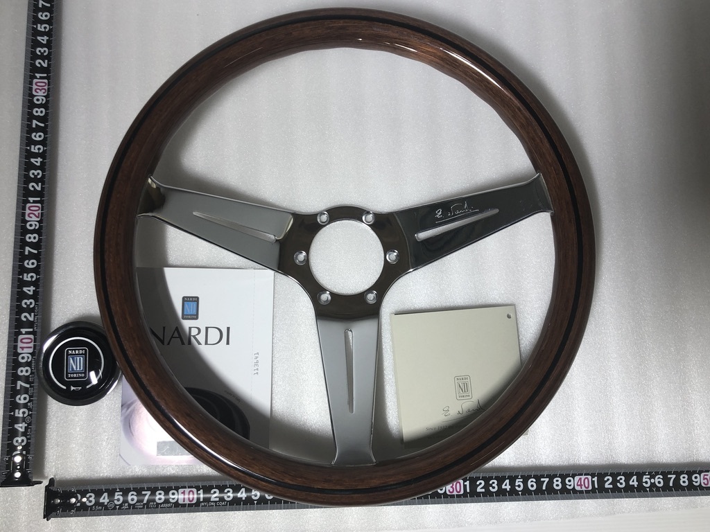 Y uniform carriage Y NARDI Nardi - Classic wood polish deep cone 350mm N770 inspection )35 Φ wood pie "Momo" steering wheel 