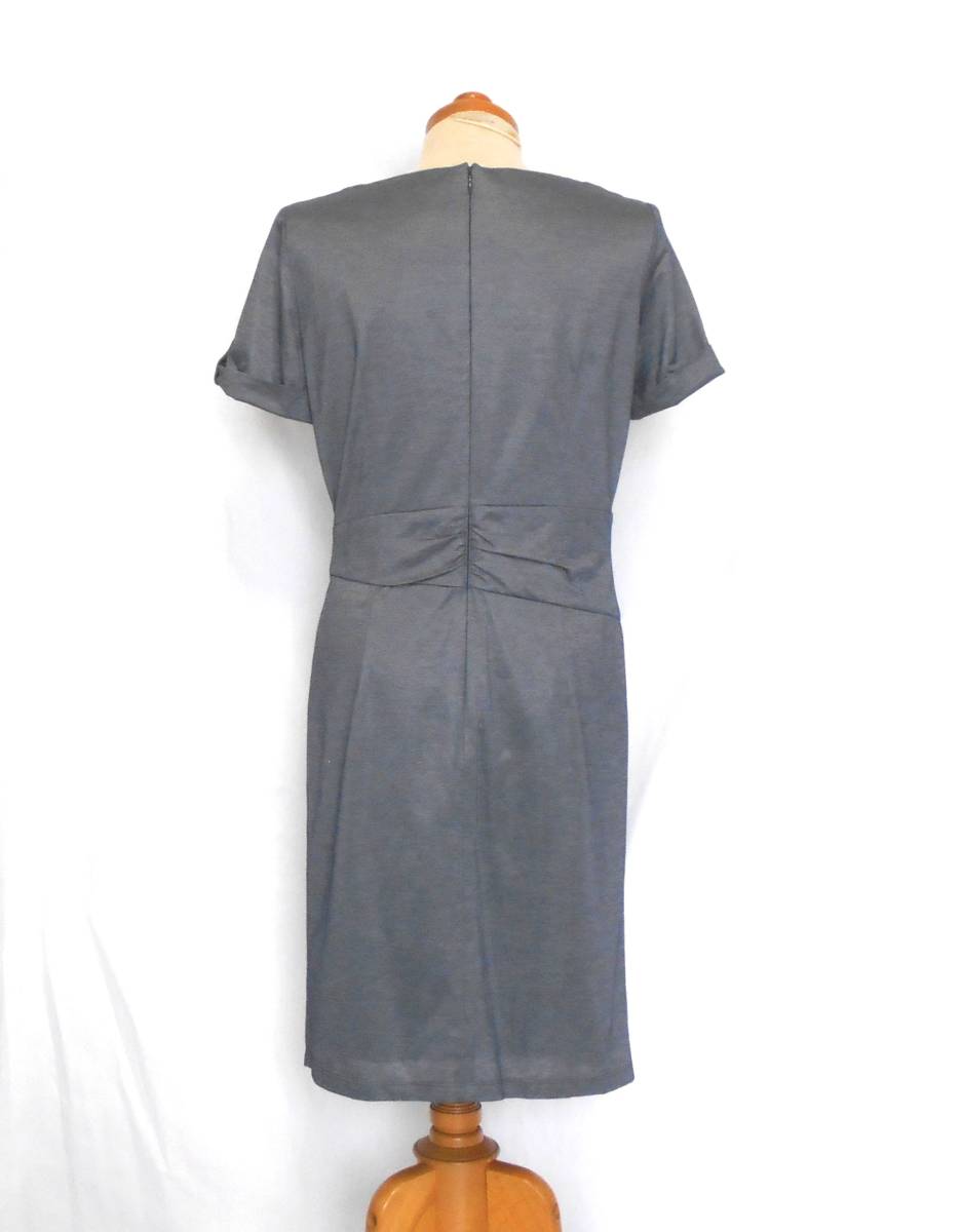 ( beautiful goods postage included!) COUP DE CHANCE Coup de Chance gray ... cotton jersey - One-piece ( made in Japan stretch dress ...)