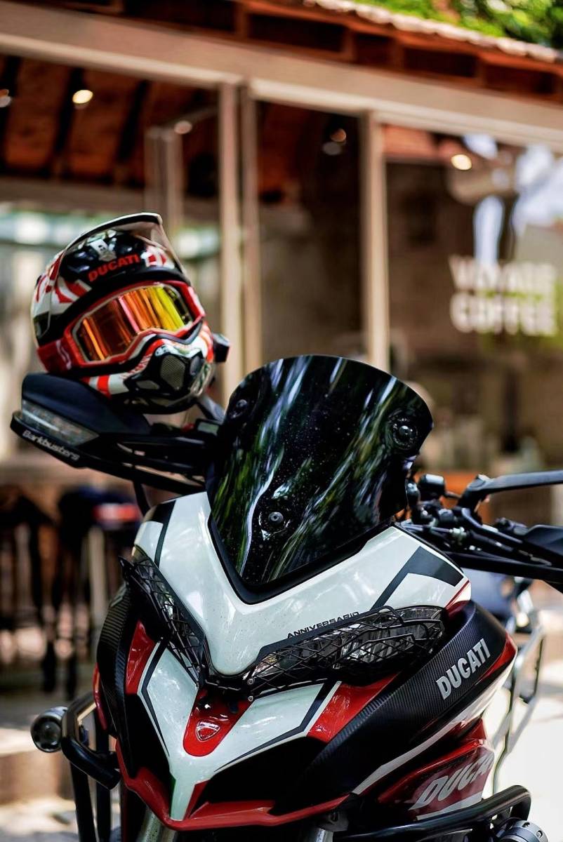 バイク用品 Ducati ドゥカティ ムルティストラーダ 950 950S 1200S MTS 1200 Enduro 1260 2015-2021 フロントガラス ウインドブレーカー_画像2
