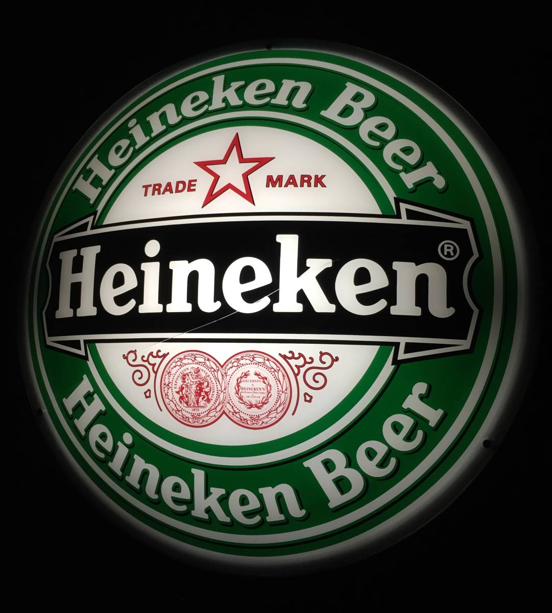 ヴィンテージ ハイネケン Heineken サインランプ 電飾看板 - 通販