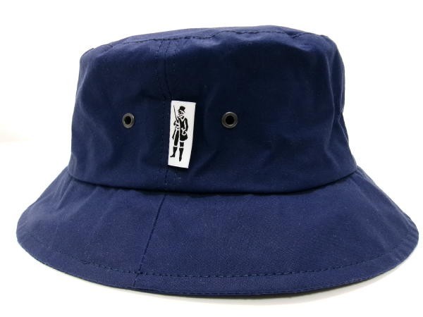 新品★MACKINTOSH★マッキントッシュ★ワックスコットン★バケットハット★S/M★ネイビー★PELTING BUCKET HAT