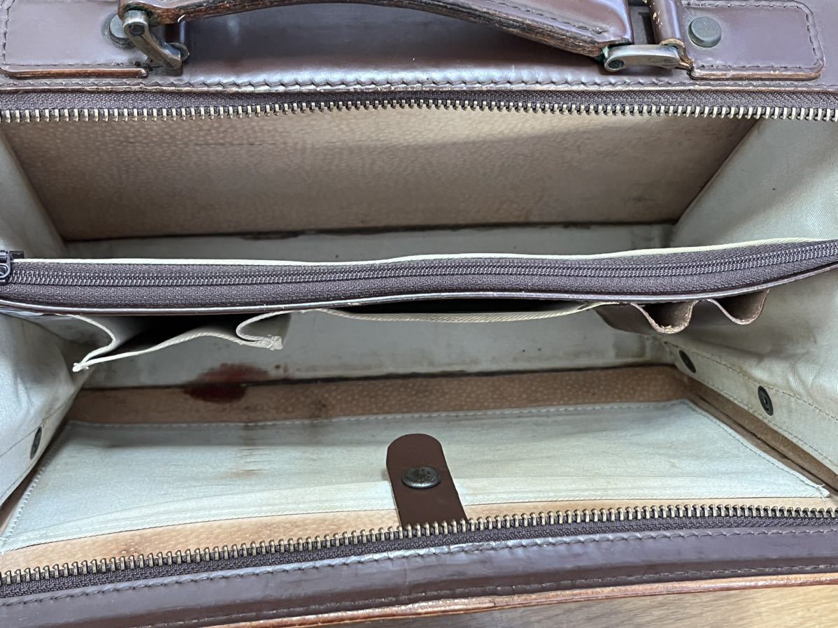 iPadサイズ　飛行機内身の回り品に　青木鞄　枯淡(コタン)：2wayブリーフケース S[3685] COMPLEX GARDENS 2WAYバッグ　B5サイズ ブラウン_画像4