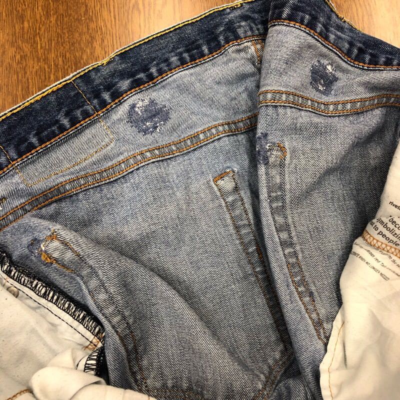 【EG119】Levi's 550 W42 L30 大きいサイズ ビッグサイズ ジーンズ ジーパン デニムパンツ メンズブランド古着 リーバイス550 送料無料_画像7