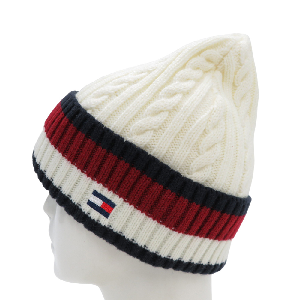 TOMMY HILFIGER GOLF トミー ヒルフィガーゴルフ ニット帽 ホワイト系 フリー [240001949267] ゴルフウェア_画像2