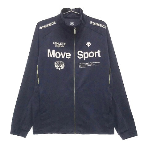 DESCENTE デサント Move Sport ジップジャケット セットアップ ネイビー系 L [240001953970] メンズ_画像1